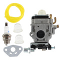 Karburator Carburateur Carburetor Carb Fits For Weedeater 1E34F,1E36F TU26 TL26 Brush Cutter 26cc 33cc Carburetor Kit 10mm